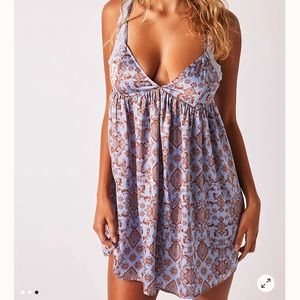 Free People Misty Mornings Trapeze slip- Size S
